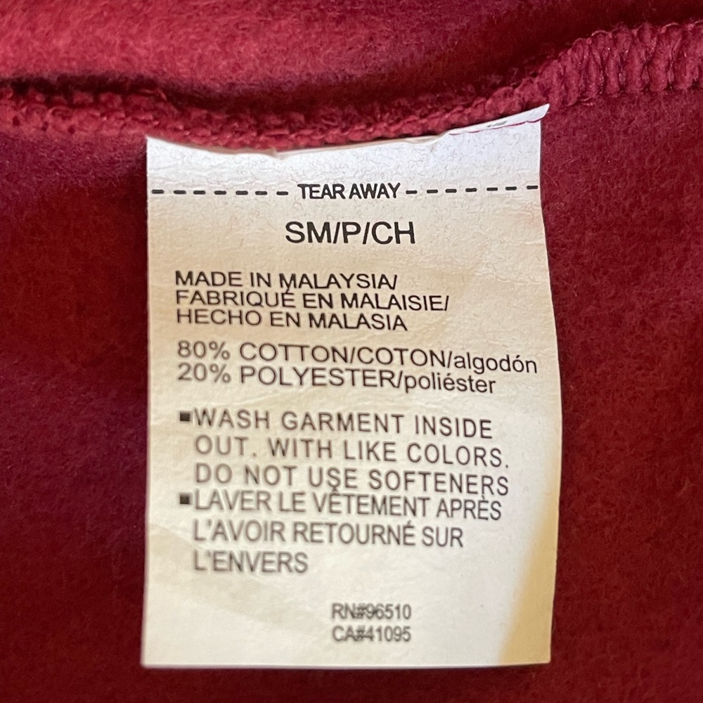 Under Armour Small Burgundy Kanga Pocket Hoodie Speckled sleeves and hood NWT - Picture 4 of 8